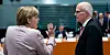 Kanzlerin Angela Merkel (CDU) und Hamburgs Bürgermeister Peter Tschentscher (SPD, Archivfoto)