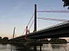 Die Norderelbbrücke der A1 in Hamburg