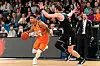 Nationalspieler Karim Jallow (l.) drehte gegen die Veolia Towers Hamburg in der zweiten Halbzeit auf.
