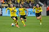Marco Reus, Immanuel Pherai und Erling Haaland
