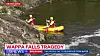 Rettungskräfte an den Wappa Falls