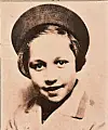 Sara Carlebach, geb. 1928. Deportiert nach Riga am 6. 12.1941