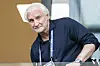 Rudi Völler auf der Tribüne beim zweiten Gruppenspiel der U-21 Nationalmannschaft.