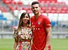 Bayern Münchens Lucas Hernández und Ehefrau seiner Ehefrau Amelia Ossa Llorente