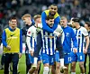 Kevin-Prince Boateng freut sich über einen Sieg von Hertha BSC