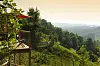 Frühstück auf der eigenen Terrasse mit fulminanter Aussicht auf die Südsteiermark.