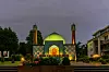 Die Imam-Ali-Moschee (Blaue Moschee) vom Islamischen Zentrum Hamburg wird vom Verfassungsschutz überwacht.