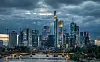 Die Bankenskyline im Zentrum von Frankfurt am Main.