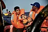 Menschen auf einem Boot
