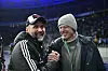 Richard Golz (r./hier mit dem früheren HSV-Trainer Tim Walter) sieht Manuel Neuers Stammplatz als logisch an.