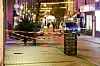 Der abgesperrte Tatort in Itzehoe: Hier wurde ein Mann mit einem Messer verletzt.