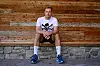 Johannes Eggestein im St. Pauli-Shirt im Trainingslager