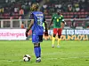 Chaker Alhadhur, eigentlich Außenverteidiger der Komoren, musste als Torwart ran und spielte mit aufgeklebter Rückennumer.
