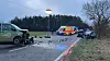 Die Unfallstelle bei Aurich