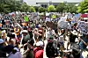 Protest Jahrestreffen der Waffenlobby-Organisation NRA