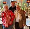 Uwe und Ilka Seeler mit Buttje Rosenfeld