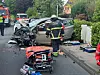 Vom Ford C-Max ist nur noch ein Haufen Schrott übrig.