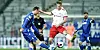 Simon Terodde (Mitte) und der HSV wollten eigentlich am 20. April den KSC empfangen. Daraus aber wird nichts werden.