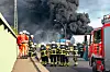 Fast 300 Feuerwehrleute waren auf der Veddel im Einsatz.