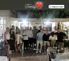 Mario Vuskovic mit HSV-Kollegen am Montag in Split