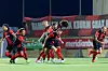 Spieler der Hamrun Spartans feiern den Sieg nach Elfmeterschießen