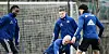 Gideon Jung (l.) gehört zu den HSV-Spielern, die ihren Kaderplatz für das Sandhausen-Spiel noch nicht sicher haben.