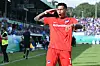 Davie Selke jubelt über seinen Siegtreffer für Hertha BSC im DFB-Pokal beim SV Meppen