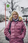 A. Drefs (63) ist wieder ausgestiegen, nachdem der Busfahrer sie auf das fehlende Ticket hingewiesen hat.
