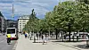 Neue Bäume - und viel mehr Platz. An der Wasserseite ist Umbau des Jungfernstiegs fast fertig.