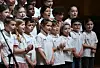 Sogar ein Kinderchor, die Dulsberger Chorkatzen, trat zum Abschied von Schulsenator Ties Rabe (SPD) auf.