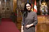 Fahine Afshar im Rathaus