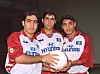 Mehdi Mahdavikia, Vahid Hashemian und Rasoul Khatibi beim HSV