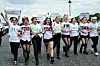 Die Frauenrechts-Organisation Femen protestiert gegen Prostitution in Paris.