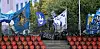 Fans des FC Zürich außerhalb des Stadions (Symbolbild)