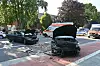 Bei dem Frontalzusammenstoß wurden am Sonntagabend fünf Menschen leicht verletzt.