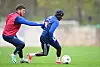 Jean-Luc Dompé beim HSV-Training