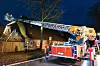 Feuerwehrkräfte sind vor Ort im Einsatz.