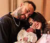 Neymar mit seiner Freundin Bruna Biancardi und Tochter Mavie