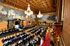 Blick in den Großen Festsaal im Rathaus während einer Sitzung der Hamburgischen Bürgerschaft.