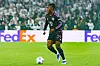 Mathys Tel im Trikot des FC Bayern München im Spiel gegen den FC Kopenhagen