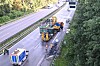 Lkw-Brand A7 Hamburg