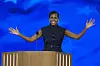 Die ehemalige First Lady Michelle Obama spricht während der Democratic National Convention.