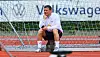 Max Eberl im Trainingslager in Italien