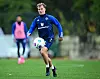 Tom Sanne am Ball im Profi-Training des HSV.