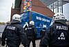 Die Polizei wird mit hohem Aufgebot beim Derby vertreten sein.