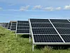 Photoelektrische Module in einem Solarpark. (Symbolbild)