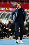 Julian Nagelsmann lausstark an der Seitenlinie.