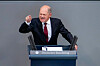 Kanzler Olaf Scholz (SPD) keilte heftig zurück gegen Oppositionsführer Friedrich Merz (CDU).