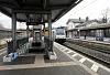 Der Bahnhof in Achim in Niedersachsen