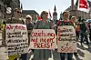 Protestierende Kita-Erzieherinnen und - erzieher vor einem Monat in Essen. Überall in Deutschland rumort es.